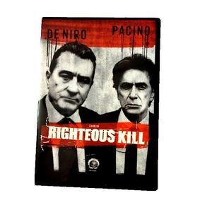 Righteous Kill DVD 2008 Movie R Robert DeNiro Al Pacino Psychological Thriller